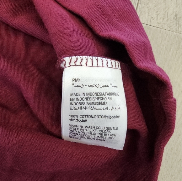 Long Sleeve Burgundy Ladies Turtleneck - Picture 2 of 3